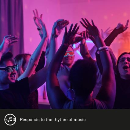 Brilo - Regulowany pasek LED RGBW MUSIC 6,65 m LED/18W/230V Wi-Fi Tuya + pilot zdalnego sterowania