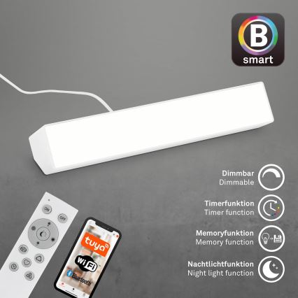 Brilo - LED RGBW Lampa ściemnialna stołowa LED/9W/230V 3000-6500K Wi-Fi Tuya + pilot zdalnego sterowania