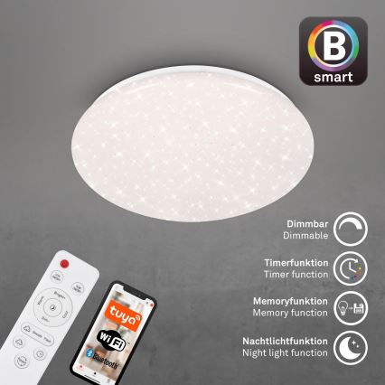 Brilo - LED RGBW Ściemnialne oświetlenie łazienkowe LED/19W/230V 3000-6500K IP44 Wi-Fi Tuya + pilot zdalnego sterowania