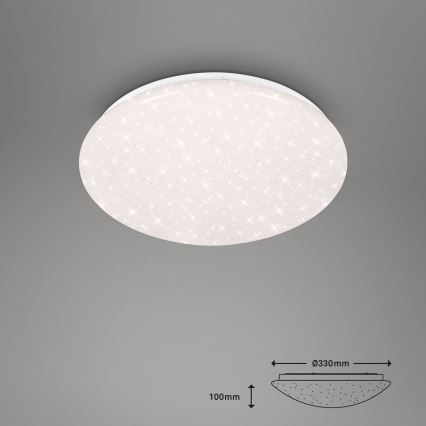 Brilo - LED RGBW Ściemnialne oświetlenie łazienkowe LED/19W/230V 3000-6500K IP44 Wi-Fi Tuya + pilot zdalnego sterowania