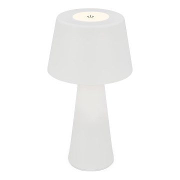 Brilo - LED Ściemnialna akumulatorowa zewnętrzna lampa stołowa LED/3,5W/5V IP44 biała