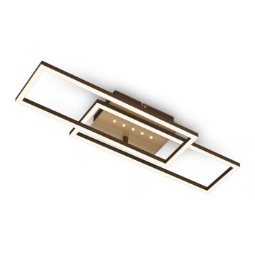 Brilo - LED ściemnialna lampa sufitowa LED/30W/230V 3000K brązowa