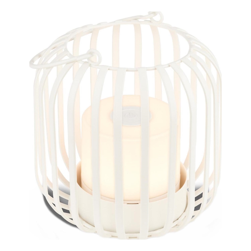 Brilo - LED Ściemnialna nabíjecí zewnętrzny Lampa stołowa LED/2W/5V IP44 biały