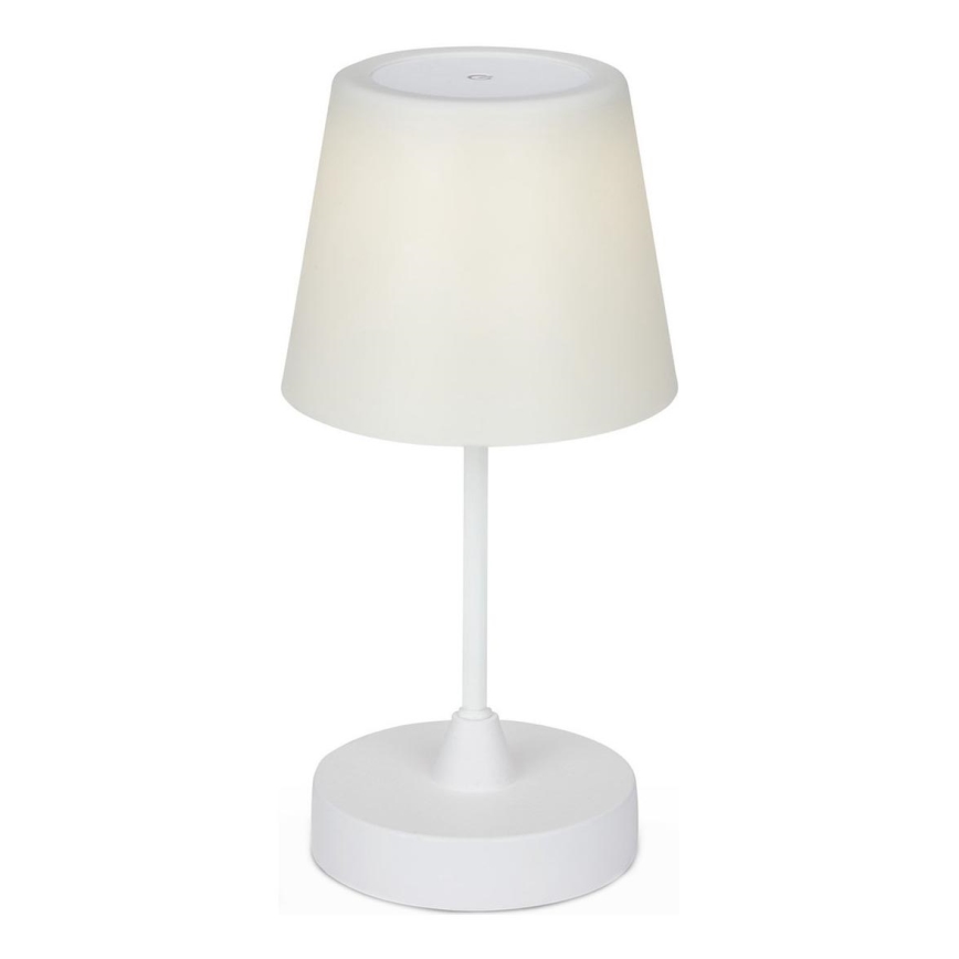 Brilo - LED Ściemnialna nabíjecí zewnętrzny Lampa stołowa LED/3W/5V IP44 biały