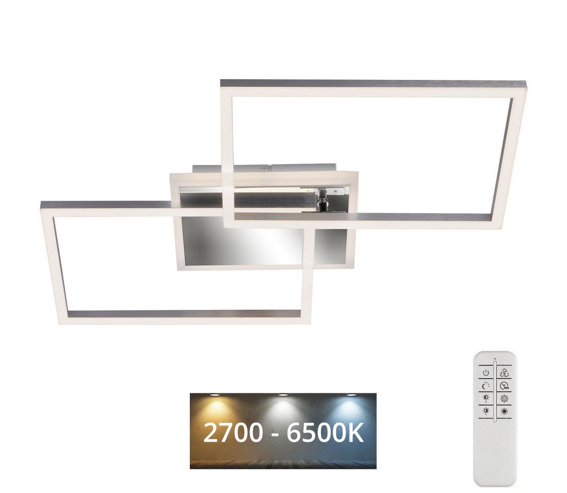 Brilo - LED Ściemnialny żyrandol natynkowy FRAME 2xLED/20W/230V 2700-6500 + pilot