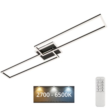 Brilo - LED Ściemnialny żyrandol natynkowy FRAME 2xLED/20W/230V 2700-6500K + pilot zdalnego sterowania