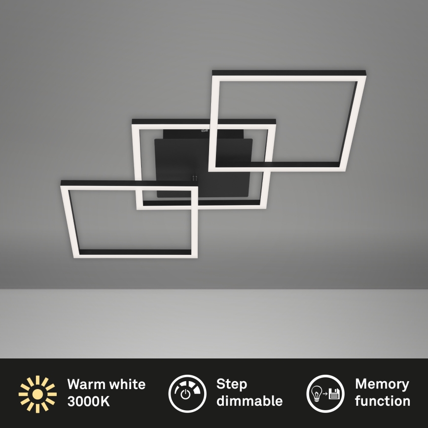 Brilo - LED Ściemnialny żyrandol natynkowy FRAME LED/30W/230V