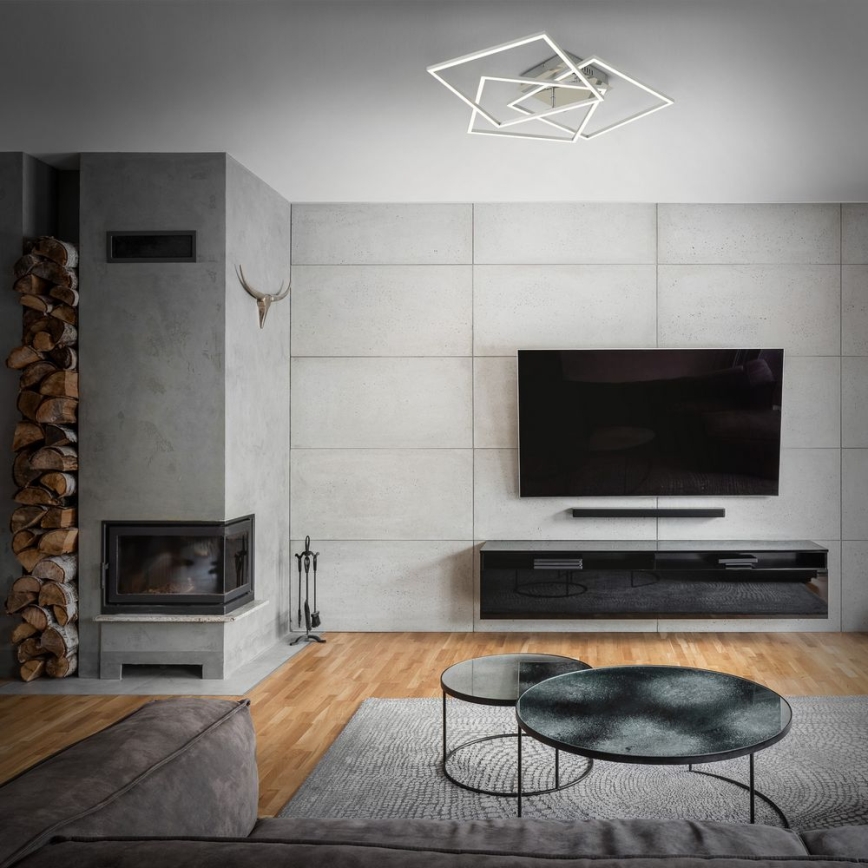 Brilo - LED Ściemnialny żyrandol natynkowy FRAME LED/40W/230V 2700-5000K Wi-Fi Tuya + pilot zdalnego sterowania