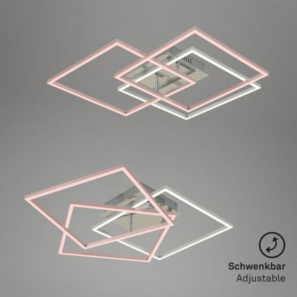 Brilo - LED Ściemnialny żyrandol natynkowy FRAME LED/40W/230V 2700-5000K Wi-Fi Tuya + pilot zdalnego sterowania