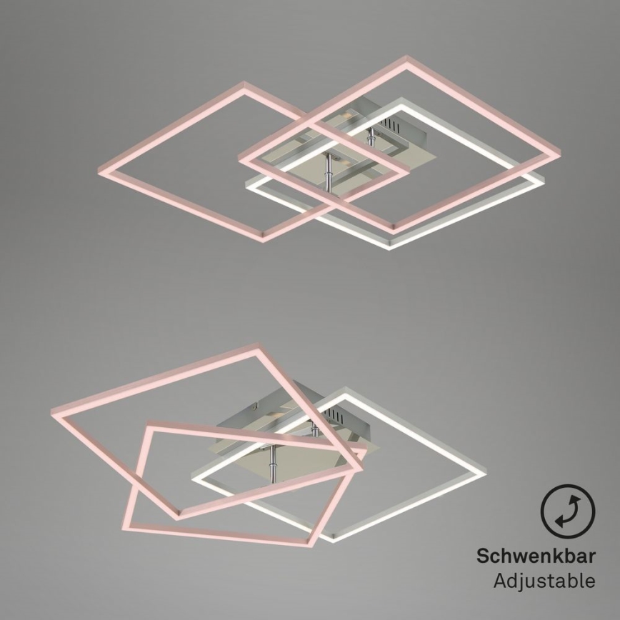 Brilo - LED Ściemnialny żyrandol natynkowy FRAME LED/40W/230V 2700-5000K Wi-Fi Tuya + pilot zdalnego sterowania