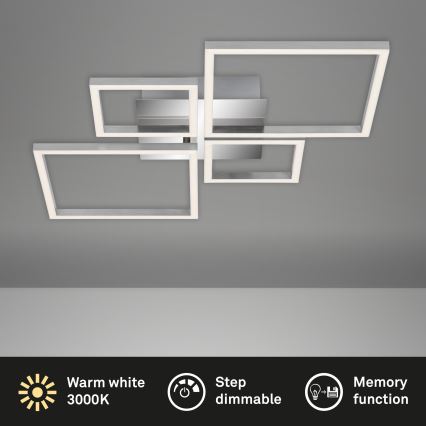 Brilo - LED Ściemnialny żyrandol natynkowy FRAME LED/44W/230V