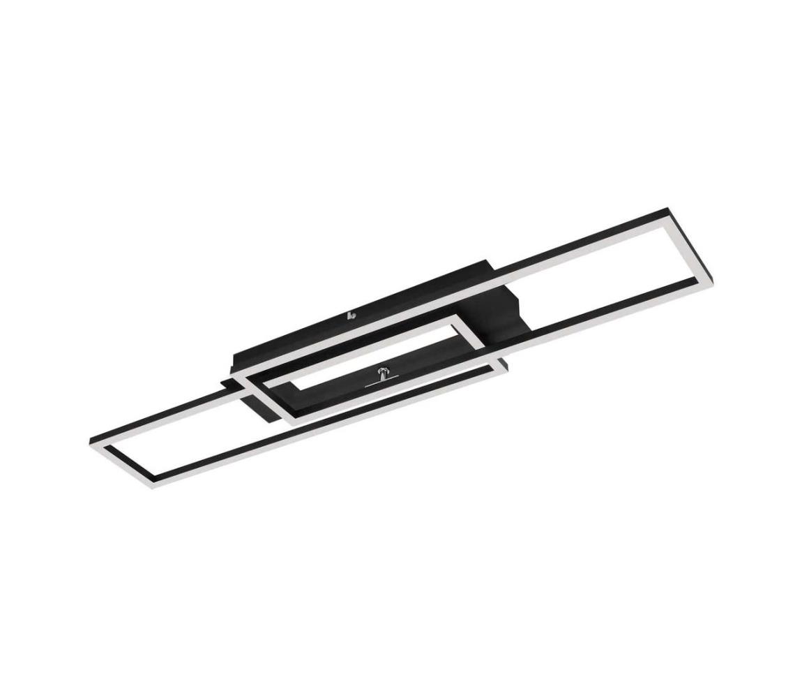 Brilo - LED Żyrandol natynkowy FRAME 2xLED/20W/230V czarny