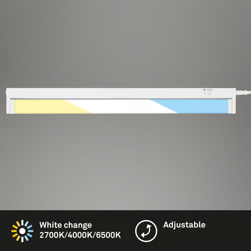 Brilo - Oprawa podszafkowa LED/6W/230V 2700/4000/6500K 54,5 cm biała