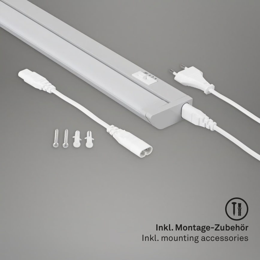 Brilo - oprawa podszafkowa LED/6W/230V 2700/4000/6500K 54,5 cm srebrna