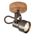 Brilo - Oprawa punktowa LED TAHUN 1xGU10/5W/230V 3000K brązowa