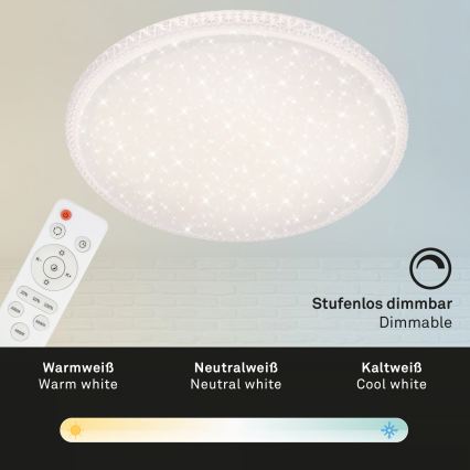Brilo - Oprawa sufitowa LED/48W/230V śr. 60 cm