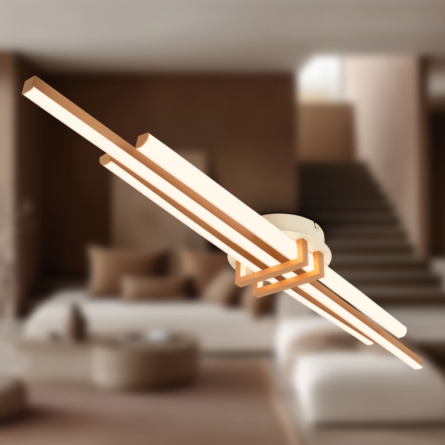 Brilo - Oprawa sufitowa LED TINKA LED/30W/230V 3000K miedziana