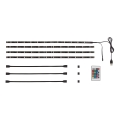 Brilo - Regulowany pasek LED RGBW do TV 3m LED/2,5W/USB + pilot zdalnego sterowania