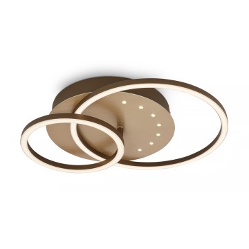 Brilo - ściemnialna lampa sufitowa LED/26W/230V 3000K brązowa