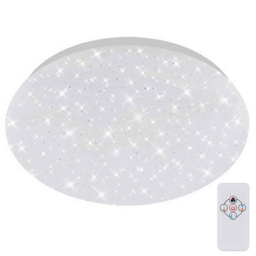 Brilo - Ściemnialna lampa sufitowa RGBW STARRY SKY LED/10W/230V + Pilot zdalnego sterowania