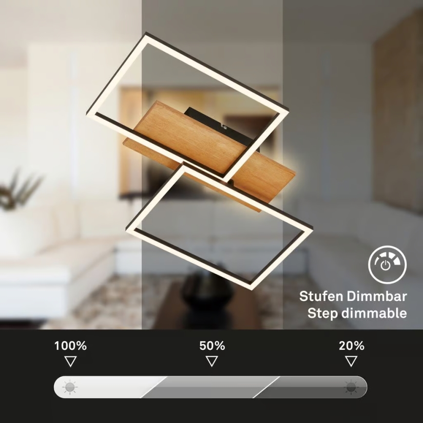 Brilo - Ściemnialna oprawa sufitowa LED CORNICE LED/30W/230V 3000K