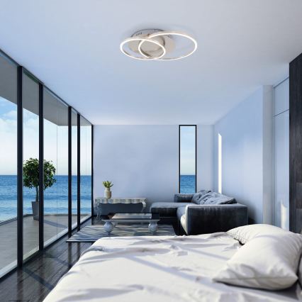 Brilo - Ściemnialna oprawa sufitowa LED FRAMES LED/14W/230V + LED/22W 3000K