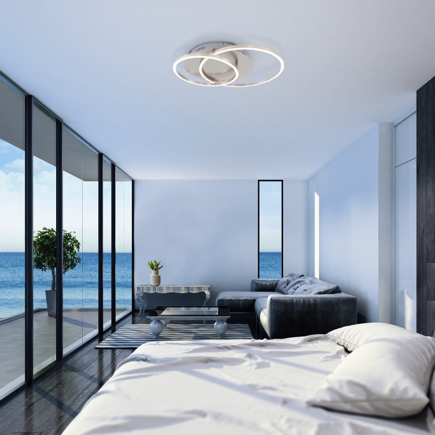 Brilo - Ściemnialna oprawa sufitowa LED FRAMES LED/14W/230V + LED/22W 3000K