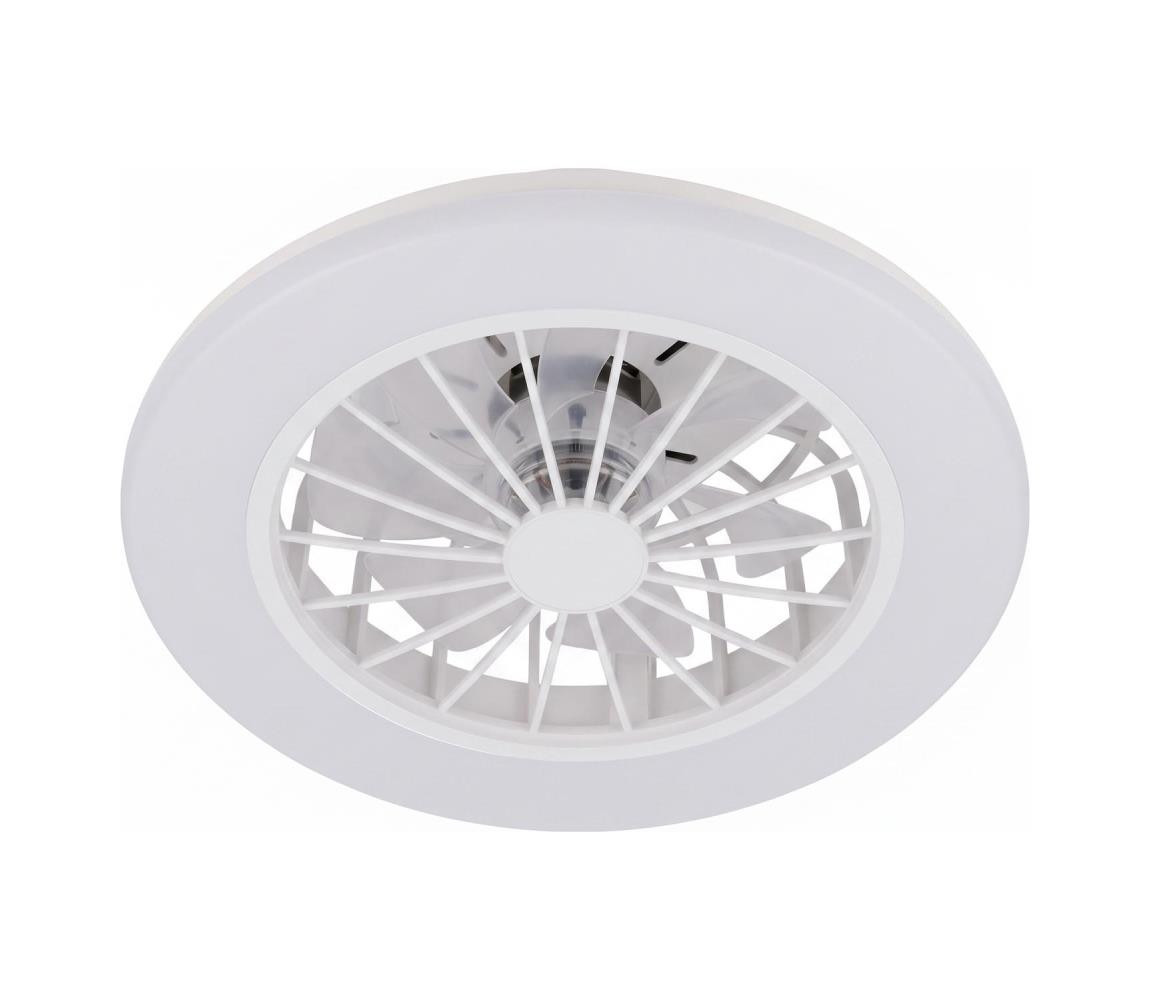 Brilo - ściemnialny wentylator sufitowy LED PAFO LED/24W/230V 3000-6500K biały + z pilotem