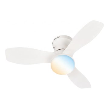 Brilo - ściemnialny wentylator sufitowy PAN LED/15W/230V 3000-6500K biały + pilot