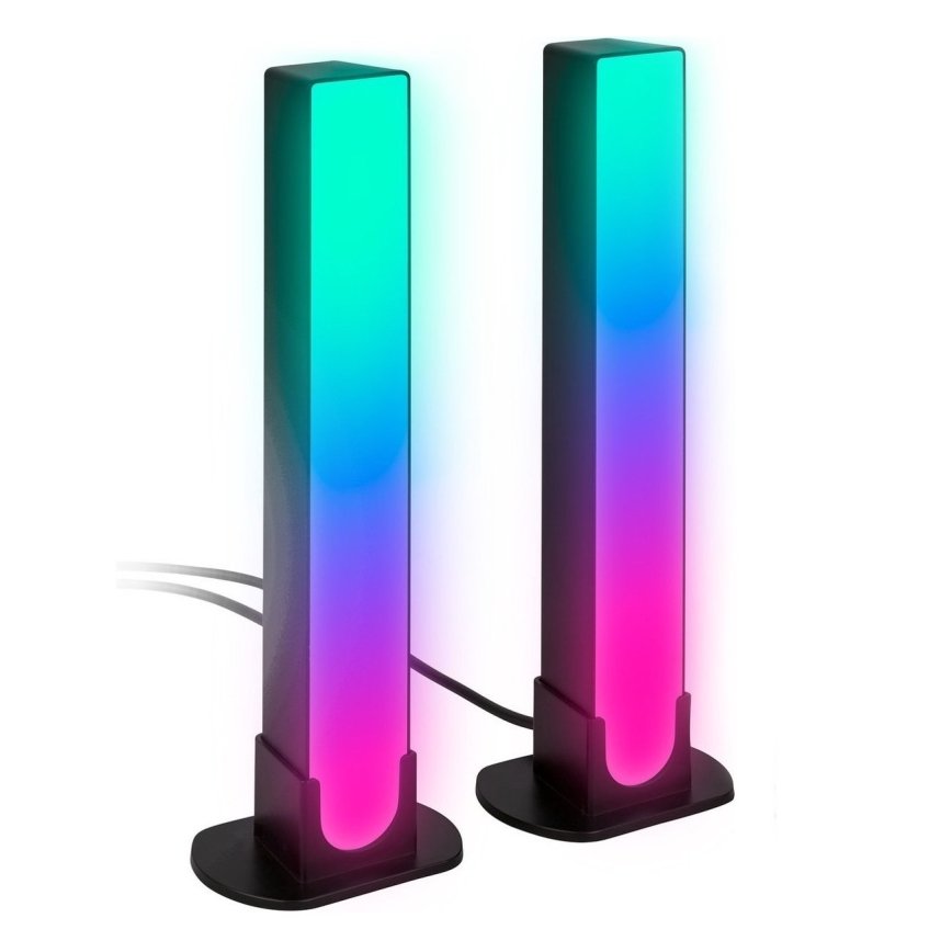 Brilo - ZESTAW 2x LED RGBIC Lampa ściemnialna stołowa LED/12W/230V 3000-6500K Wi-Fi Tuya