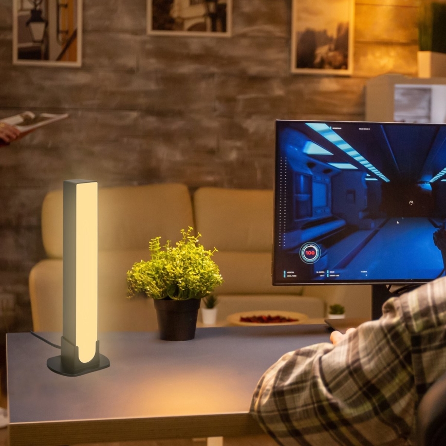 Brilo - ZESTAW 2x LED RGBIC Lampa ściemnialna stołowa LED/12W/230V 3000-6500K Wi-Fi Tuya