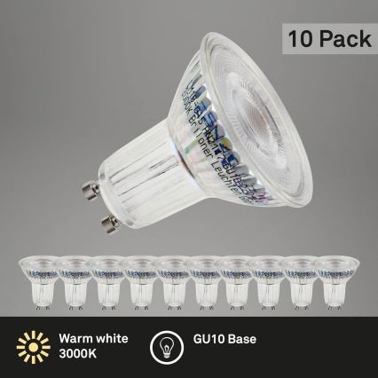 Briloner 0548-003 - ZESTAW 10x LED Żarówka GU10/3,5W/230V 3000K