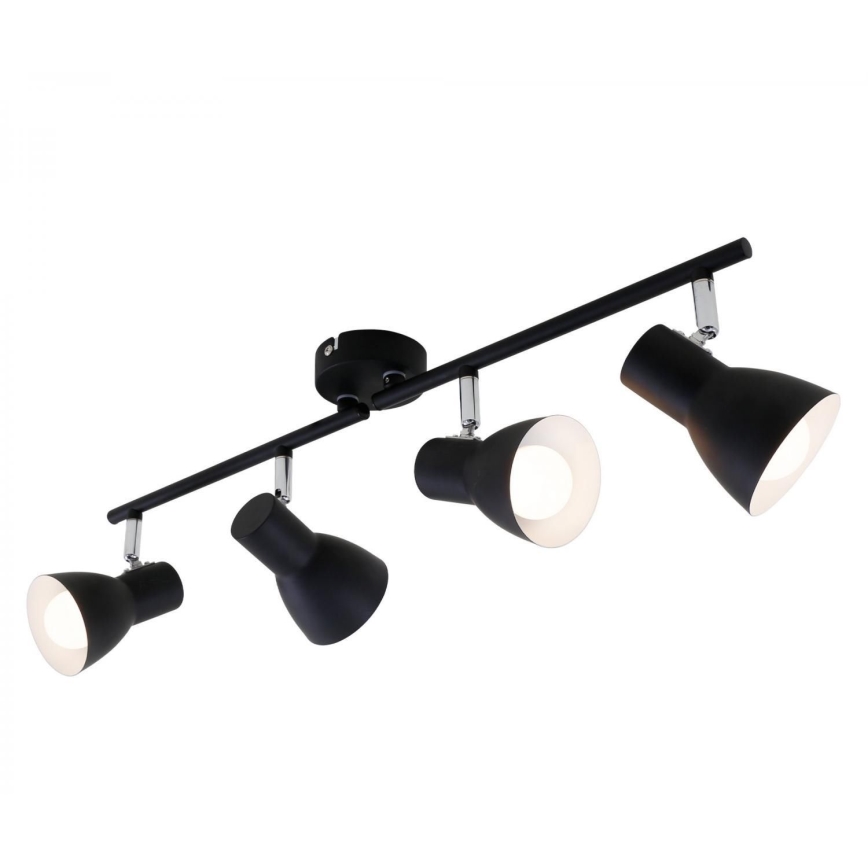 Briloner 10698890 - Oświetlenie punktowe 4xE14/25W/230V czarne