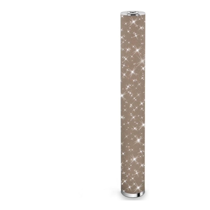 Briloner 1388-011 - LED Lampa podłogowa STARRY SKY LED/12W/230V brązowa