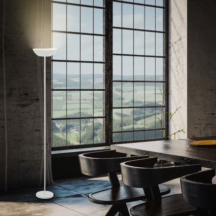 Briloner 1500016 - ściemnialna lampa podłogowa ESTATE LED/8W/5V 4000 mAh biała