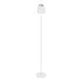 Briloner 1507016 - LED ściemnialna lampa podłogowa KIKI LED/4,3W/5V IP44 2600 mAh biała