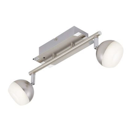 Briloner 2040-022 - LED RGB Oświetlenie punktowe ściemnialne 2xLED/3,3W/230V + pilot