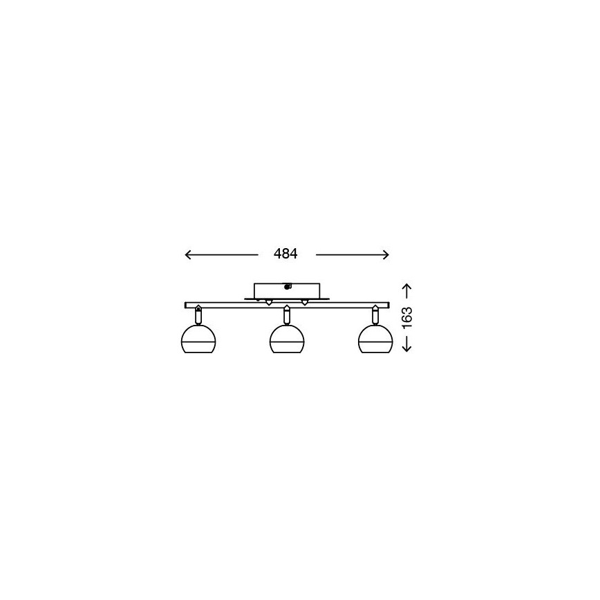 Briloner 2040-032 - LED RGB Oświetlenie punktowe ściemnialne 3xLED/3,3W/230V + pilot