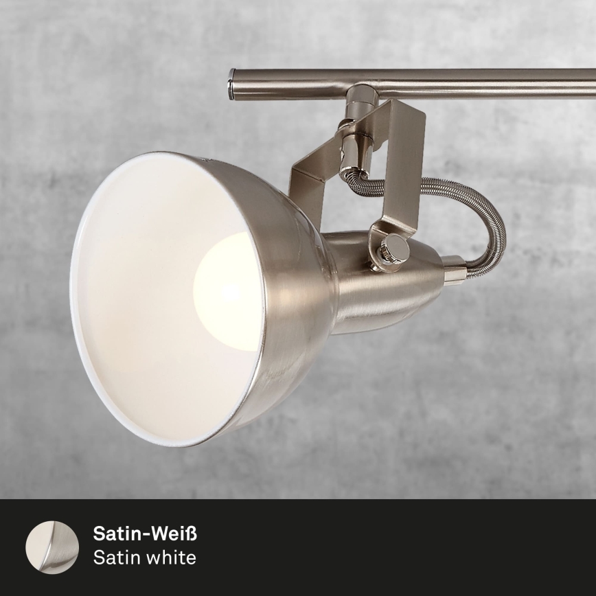 Briloner 2049-042 - Oprawa punktowa 4xE14/40W/230V srebrna