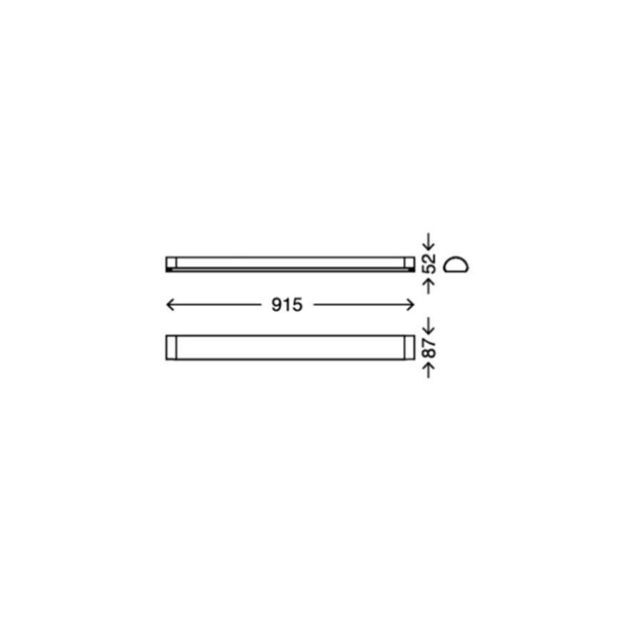 Briloner 2070-218 - LED oświetlenie łazienkowe do lustra BATH LED/15W/230V IP44