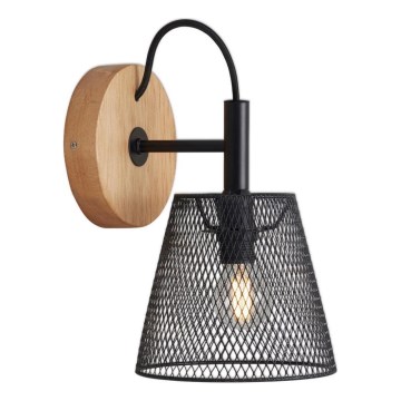 Briloner 2077-015 - Kinkiet WOOD & STYLE 1xE14/25W/230V kauczukowiec