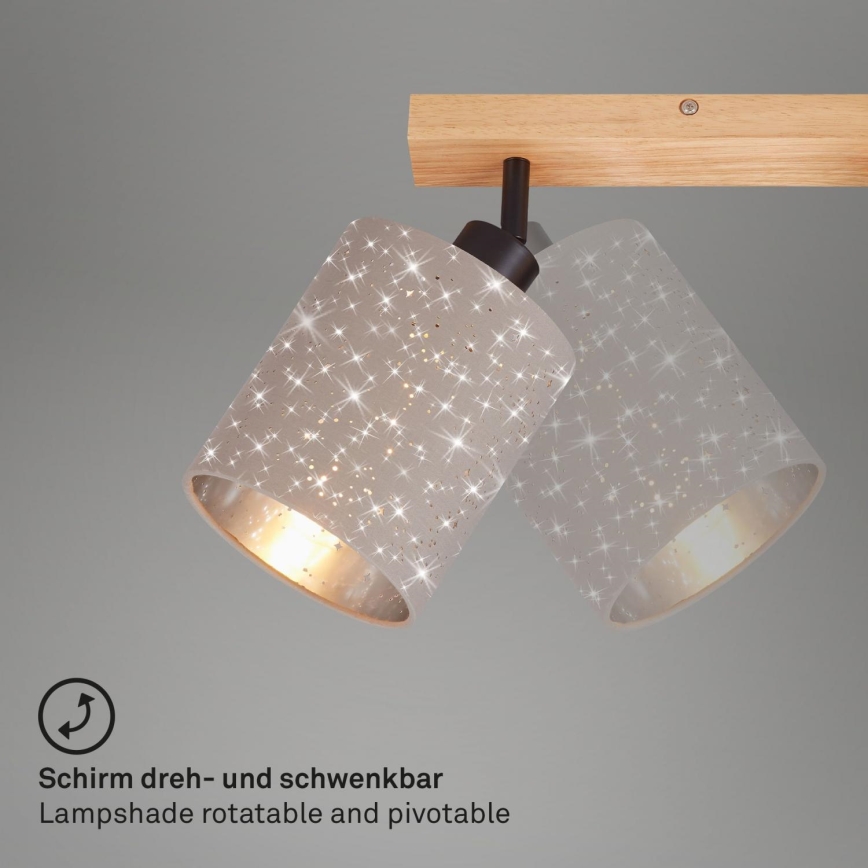 Briloner 2078-041 - Oświetlenie punktowe SPOTLIGHT 4xE27/25W/230V beżowe