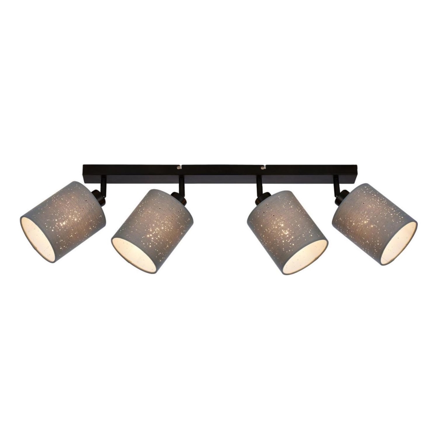 Briloner 2078-044 - Oświetlenie punktowe SPOTLIGHT 4xE27/25W/230V szare/czarne