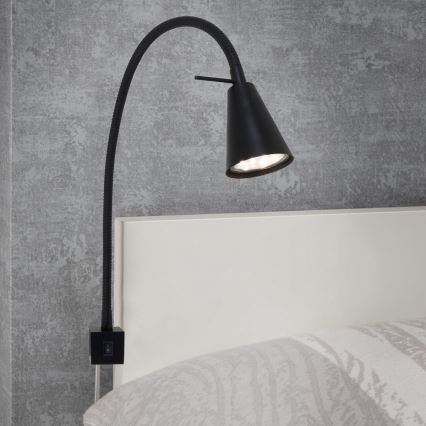 Briloner 2080-015 - LED regulowany kinkiet COMFORT LIGHT 1xGU10/5W/230V czarny