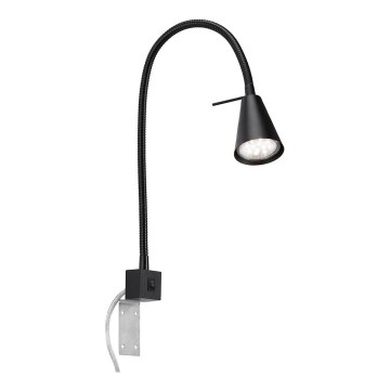 Briloner 2080-015 - LED regulowany kinkiet COMFORT LIGHT 1xGU10/5W/230V czarny