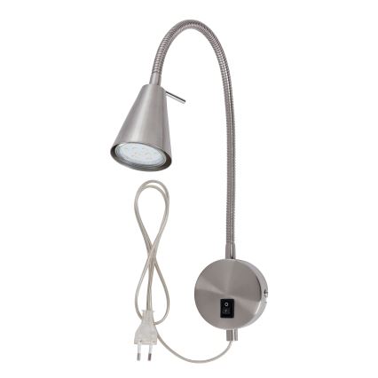 Briloner 2082-012 - LED Kinkiet COMFORT LIGHT 1xGU10/5W/230V matowy chrom