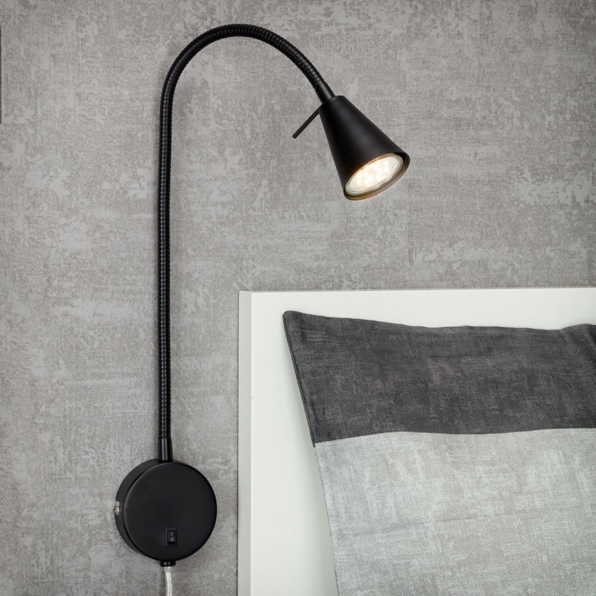 Briloner 2082-015 - LED Kinkiet COMFORT LIGHT 1xGU10/5W/230V czarne