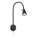 Briloner 2082-015 - Regulowana lampa ścienna LED COMFORT LIGHT 1xGU10/5W/230V czarna