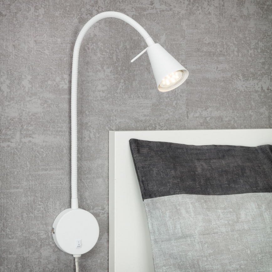 Briloner 2082-016 - Regulowany kinkiet LED COMFORT LIGHT 1xGU10/5W/230V biały