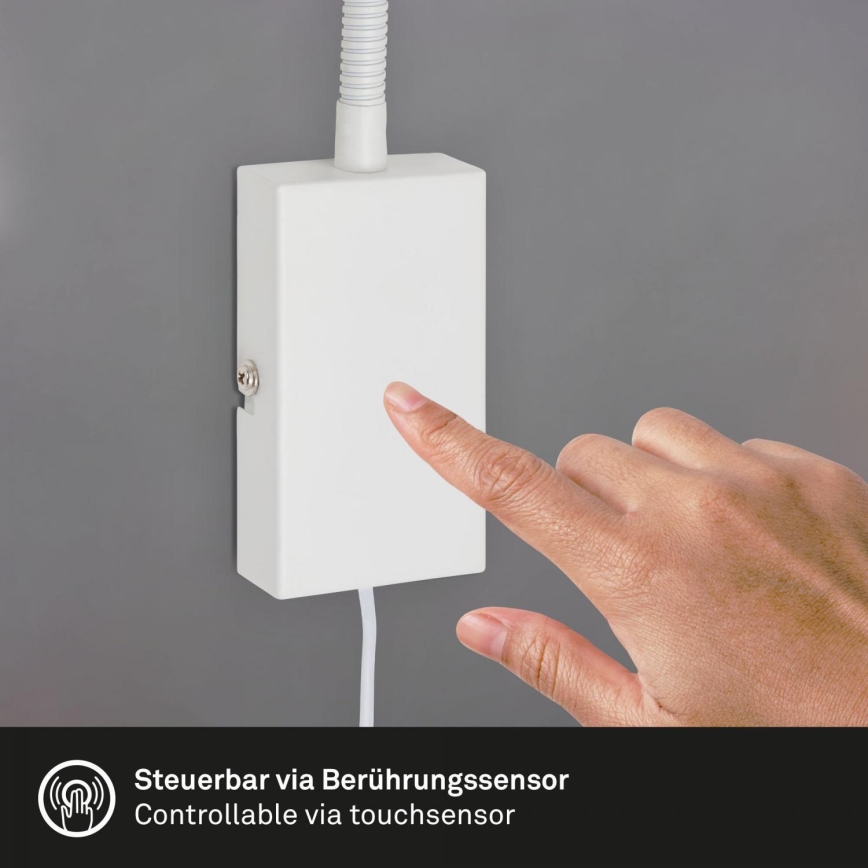 Briloner 2085-016 - LED Kinkiet dotykowy TUSI 1xGU10/5W/230V biały